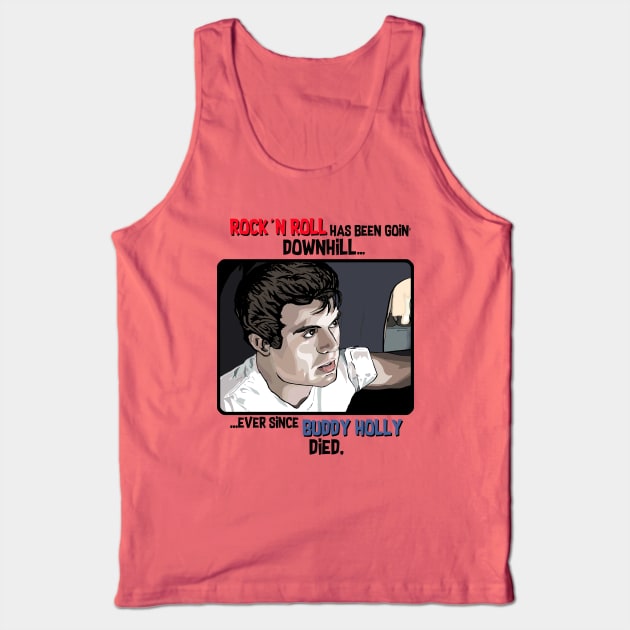 Rock 'n Roll Has Been Goin' Downhill Tank Top by FanboyMuseum